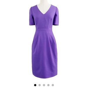 J.Crew Factory memo dress (Purple / Size 4).